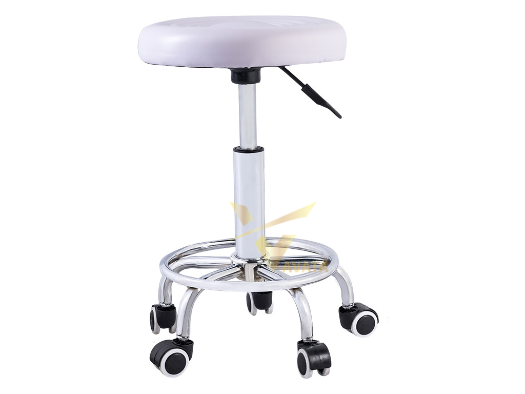 Ghế xoay spa bằng inox